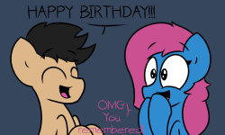 ask-the-unnamed-pony:  Happy Birthday Sparks(I