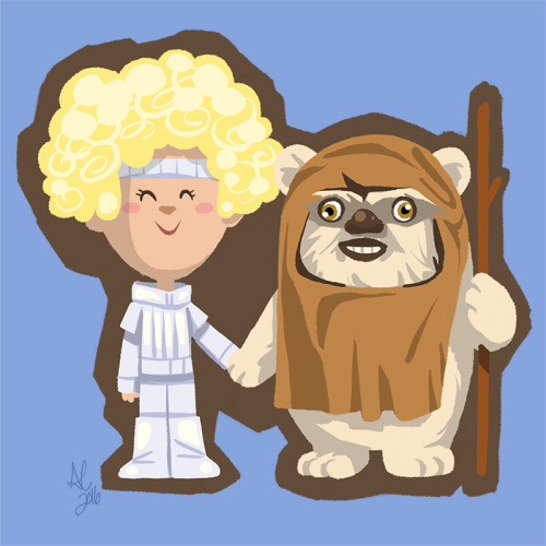 allisonanimates:Cindel &amp; Wicket 4EVR.