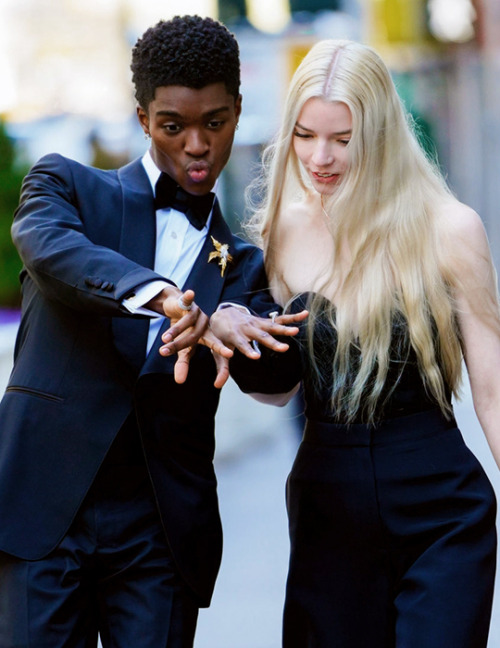 birdmans: Anya Taylor-Joy and Alton MasonOn set of a photoshoot for Tiffany &amp; Co.