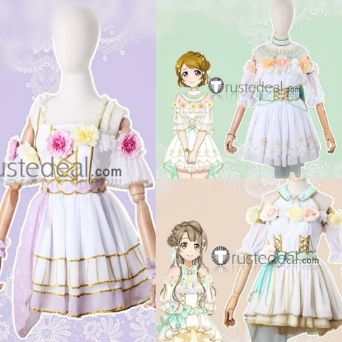 ️️Lovely Love Live Muse flower festival Hanayo Kotori and Nozomi cosplay costumes updated iI our sto