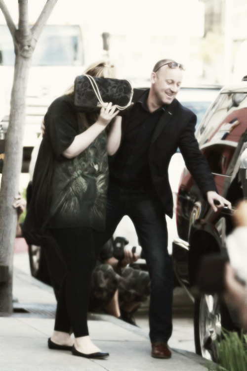 adelenation:  credits to @adelewink February, 2013 - Beverly Hills 