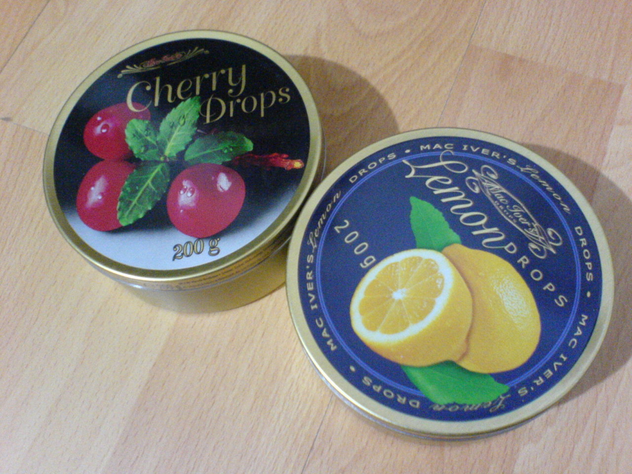 sweet scrapbook — Name: Mac Iver's Cherry Drops ✿ Lemon Drops Info:...