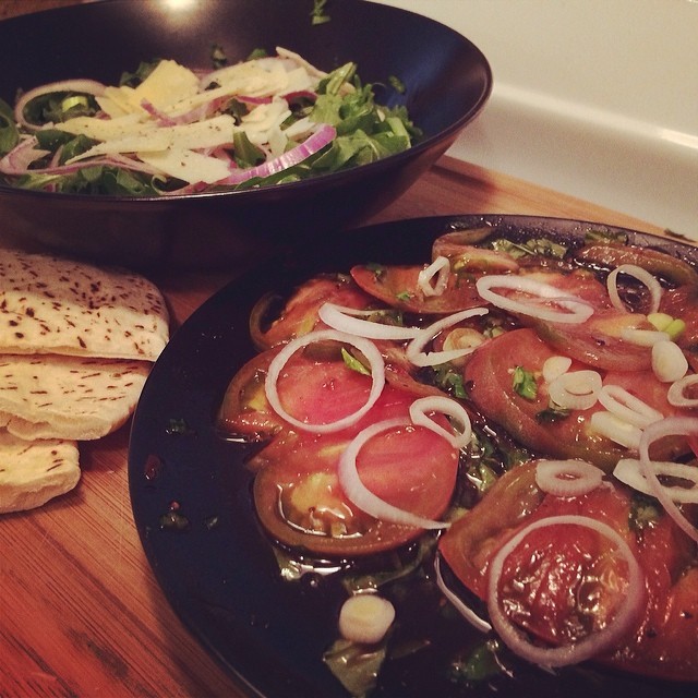 malenamorgan:  My hunger distracted me from getting ready for cam, and I made this