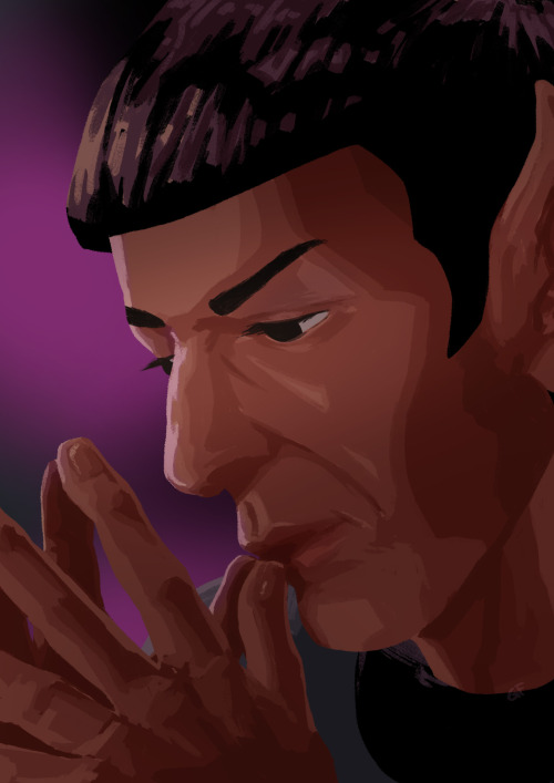 A quick and dirty Spock lighting study. Am absolutely begging filmmakers to bring back this tos styl