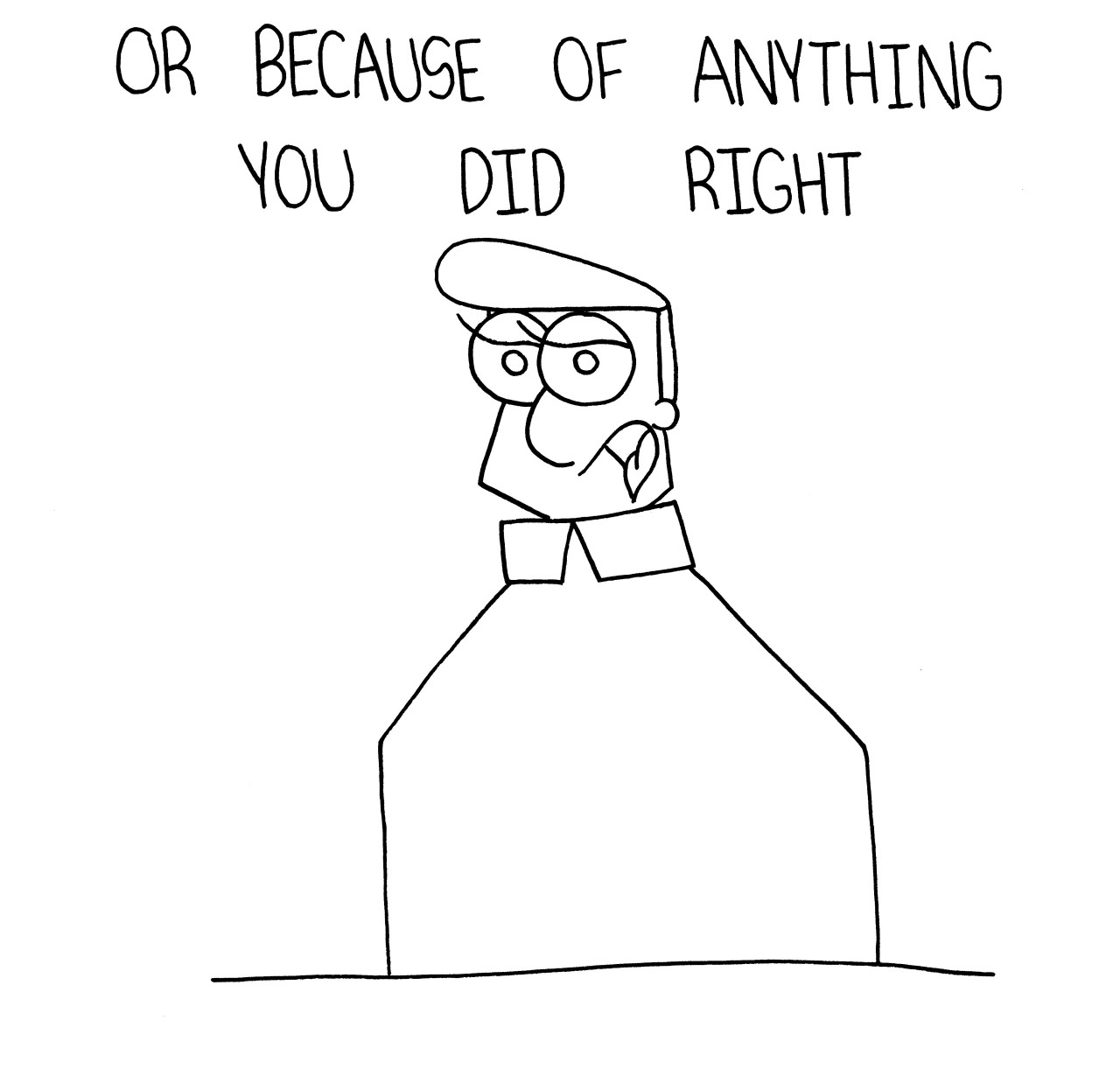 thecrazytowncomics:  You Were Just Lucky.