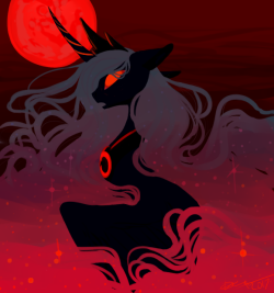 fatbotsartblog: Blood Moon