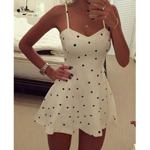 Vintage polka dot dress