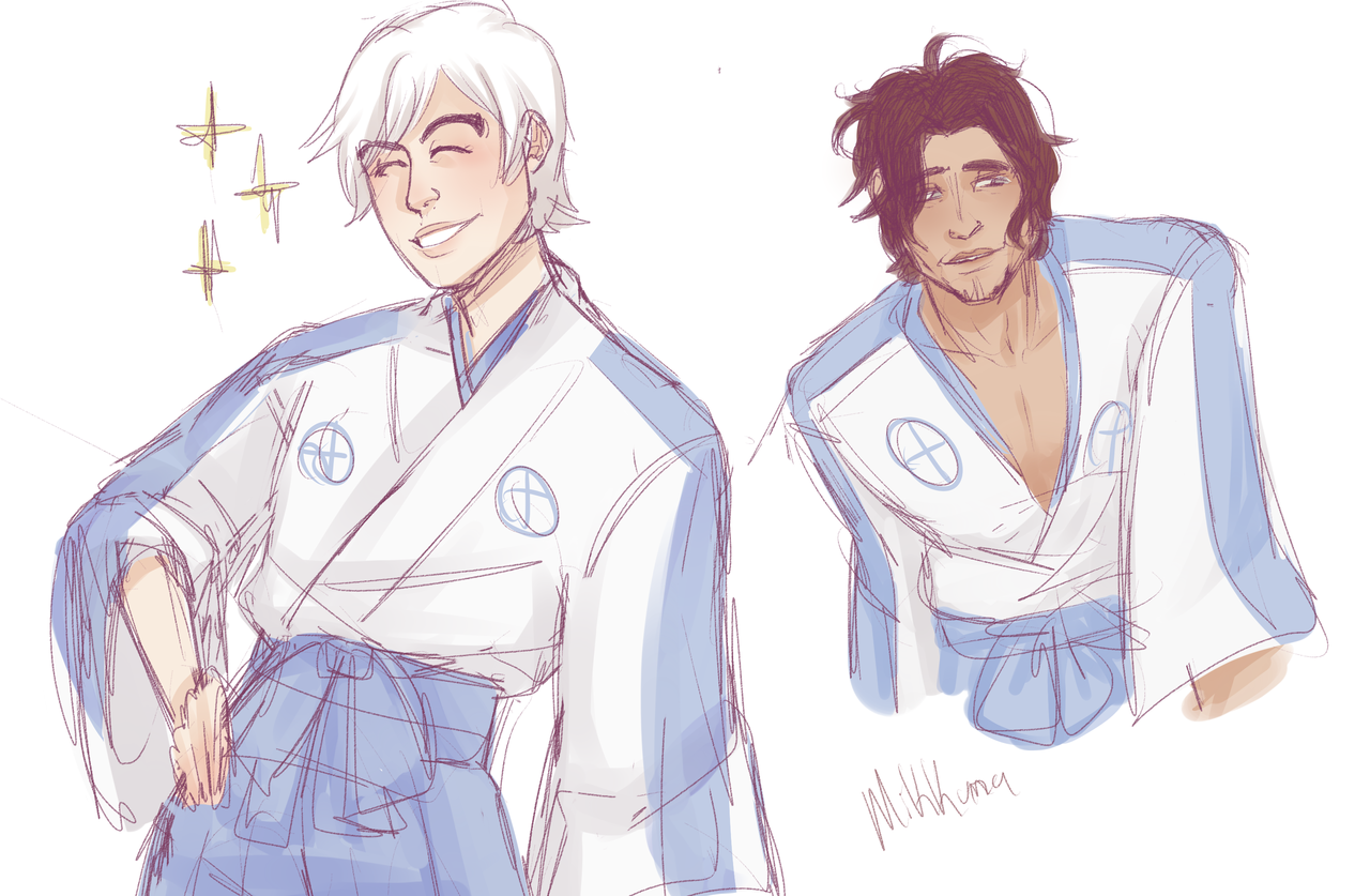 mikkuma:  I draw one (1) character and then sometimes a different one
