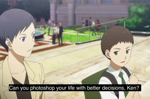 Iori: Can you photoshop your life with better decisions, Ken? #Iori Hida#Cody Hida#ken ichijouji#digimon #digimon last evolution  #source: parks and rec #april ludgate#digimon-incorrect #incorrect digimon quotes  #iori hates ken  #its not digimon-incorrect if Iori doesnt hate Ken
