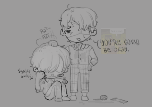 Daan Treating Levi's Wounds (wholesome)