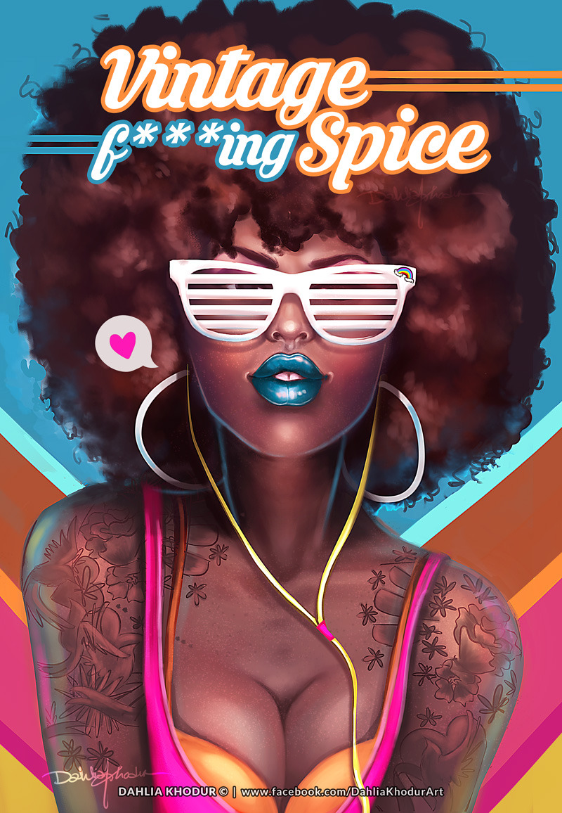 fyblackwomenart:  Vintage Spice by j-am  