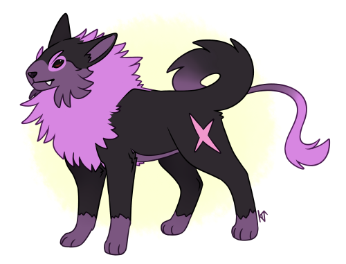 And now for a fighting fake eeveelution! This one is Bruiseon and it’s inspired by lions, akitas, an