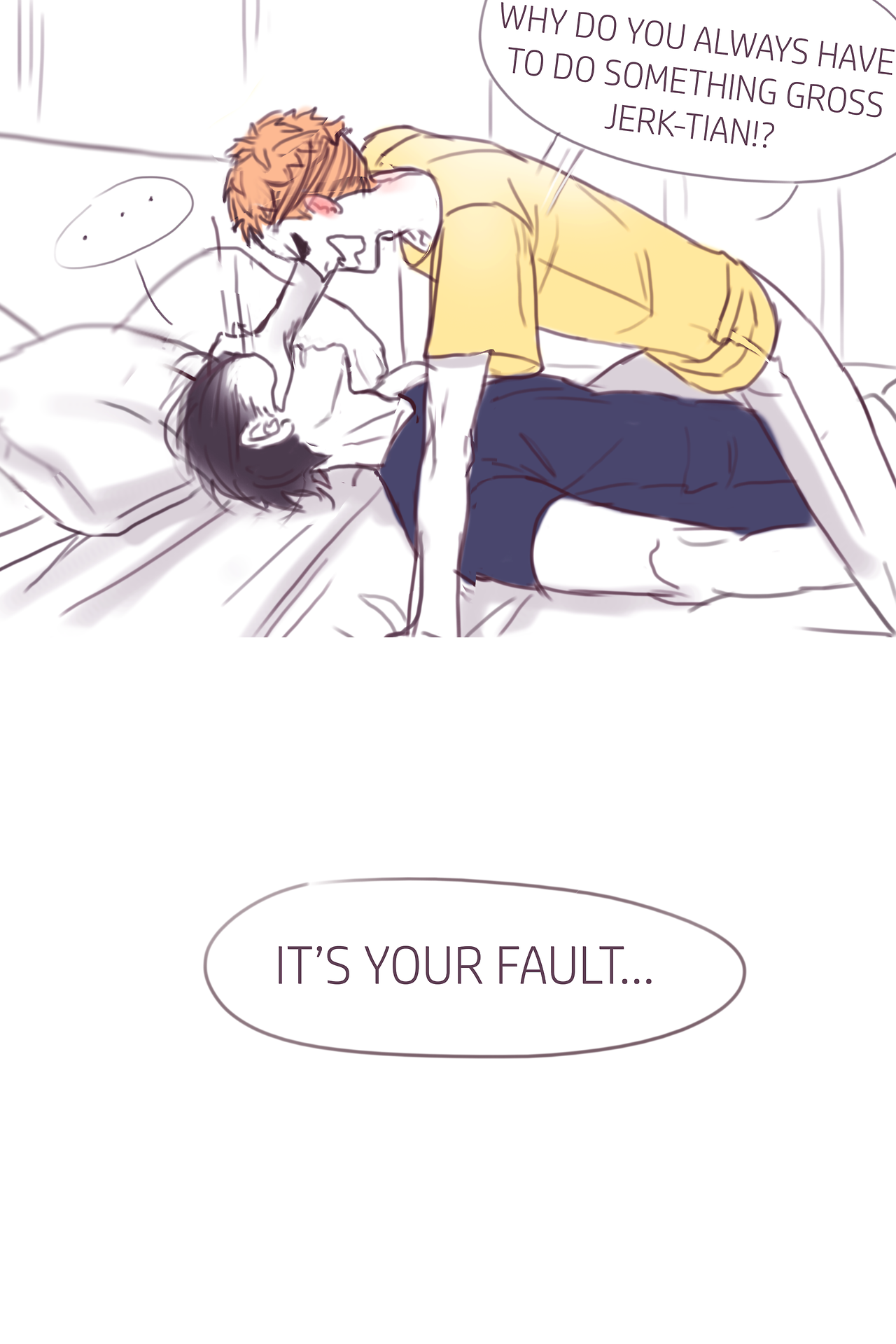 guanshanbabyfox: ringo-smile:   I think He Tian getting emotional and loosing his