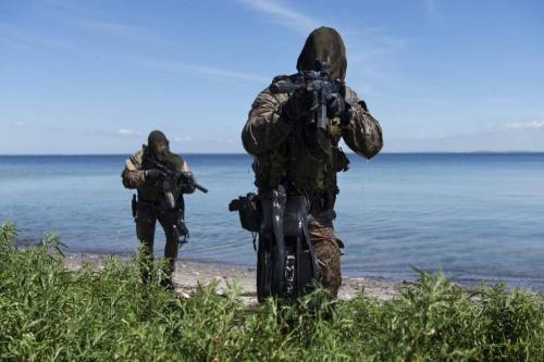 militaryarmament: Danish Frømænd (Commando Frogmen) on exercise, June 2013.