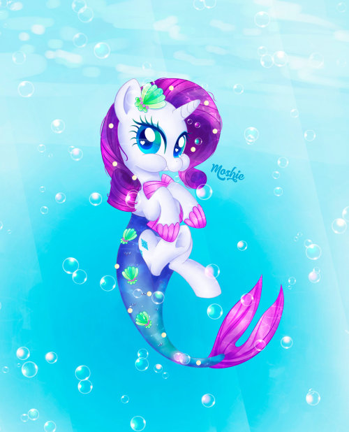 pia-chan:Rarity holding breath by iMoshie x3