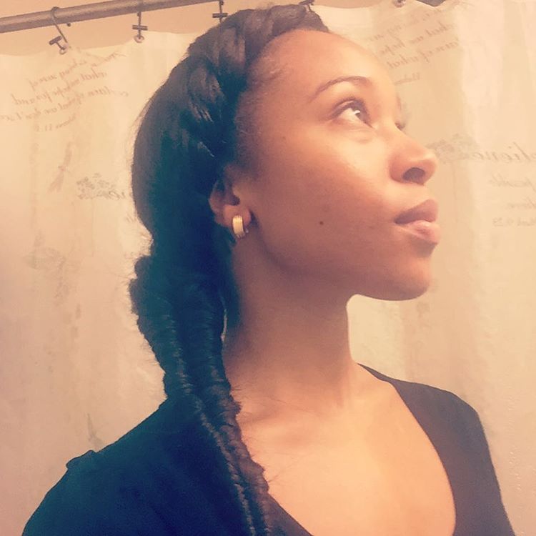 telishalo2168:  #idontusuallydothisbut #protectivestyling #straighthair #naturalhair