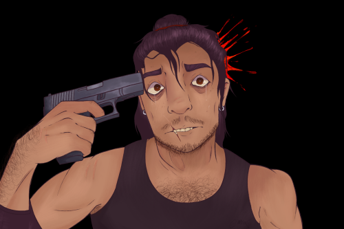 //implied Suicide, Eye Contact, Heavy Repetition Of Text, Little Blood, Eye Strain?// She Called His
