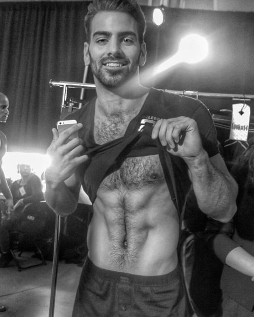 marcovandoextras:  @nyledimarco backstage at @official2xist fashion show, proud of you! #nyleantm #marcoovando #nyledimarco #moboys #2xist 