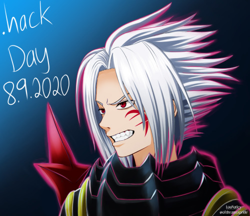 I haven’t drawn Haseo in a long time! Here is a rushed illustration for dot hack day. 