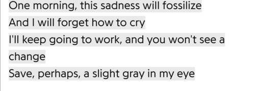 Asleep By The Smiths // Fireworks By Mitski // Last Words Of A Shooting Star By Mitski // Carry Me Out