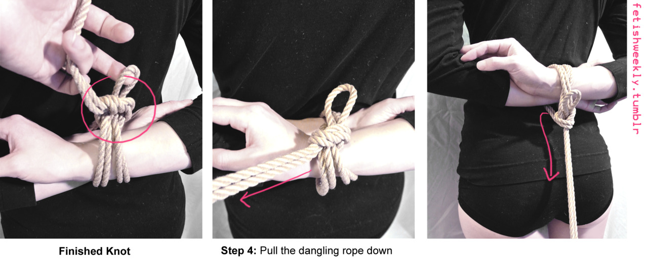 mysubmind:  fetishweekly:  Shibari Tutorial: the Hitachi Harness ♥ Always practice