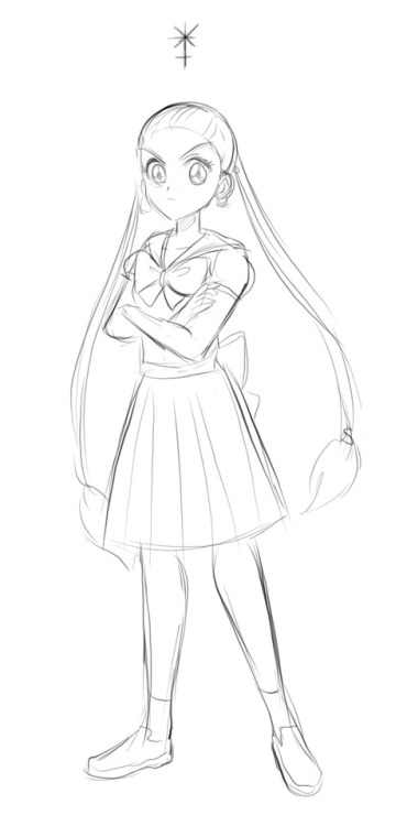 thesanityclause: Bored doodling, the Sailor Moon sequel we’ve all been waiting for. Chibiusa i