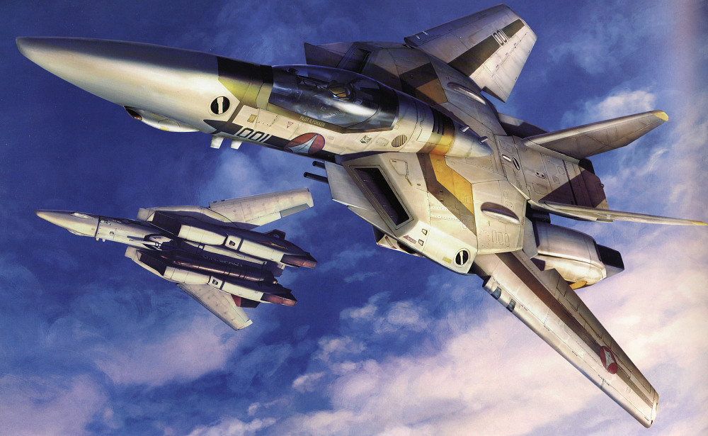 faustuszero:  Tenjin Hidetaka: Art Works of Macross – Valkyries