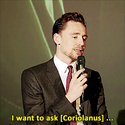hiddlestatic:  &ldquo;If you could have a conversation with any Shakespearean