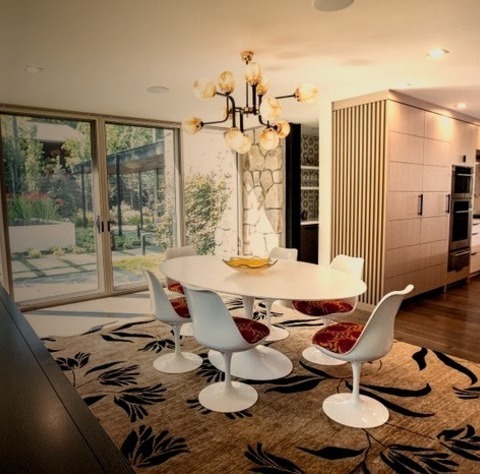 Midcentury Dining Room In Salt Lake City