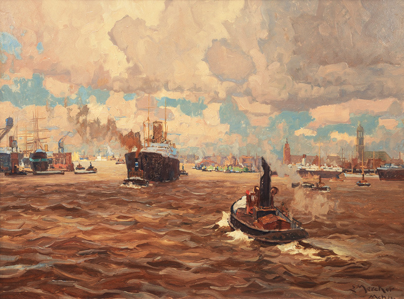 endlessquestion:  Erich Mercker - Port of Hamburg 