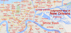 kittendream:  dakhanman:  judgmentalmaps:  New Orleans, LAby CM CM Copr. 2014. All Rights Reserved.  Lmfao white flight bridge   oh my god  lol wow