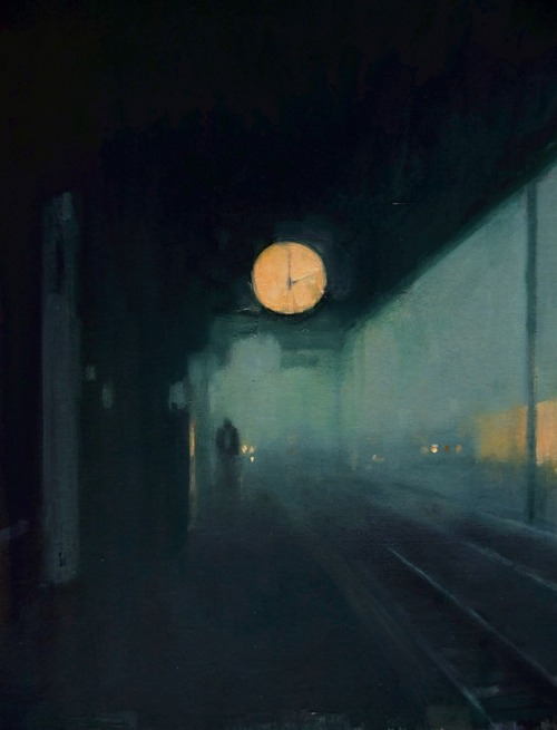 Ben McLaughlin (British, b. 1969, London, England) - From Anyone Awake? series, 2012, Paintings: Oil