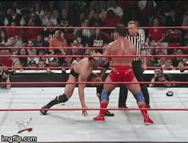 fit-black-superstars:goodtimesgreatmemories:In a rematch from No Mercy, The Rock