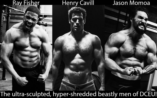 The Ultra-Sculpted, Hyper-Shredded Beastly Men of DCEU!DC might be slacking off in the writer’s room