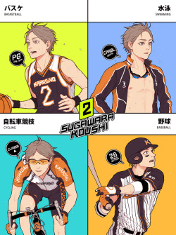 flamen-curry:  Suga x other sports 