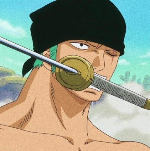 Zoro wearing Durag PNG Image