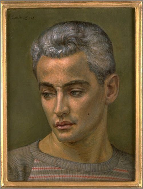 desimonewayland:  Portrait of George Platt Lynes by Paul Cadmus, 1938  via: http://www.homohistory.com/2012/08/the-homoerotic-and-surreal-photography.html