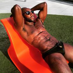 Black Hot Hairy Man