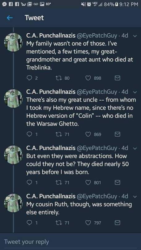 brunhiddensmusings:kiwilemonteanonsense:brownalistair: This thread is a few years old but it bears repeating. I’m tired of being treated as if I am invisible. Listen to Jewish voices when we talk about fascism. I am begging you.     The widely accepted