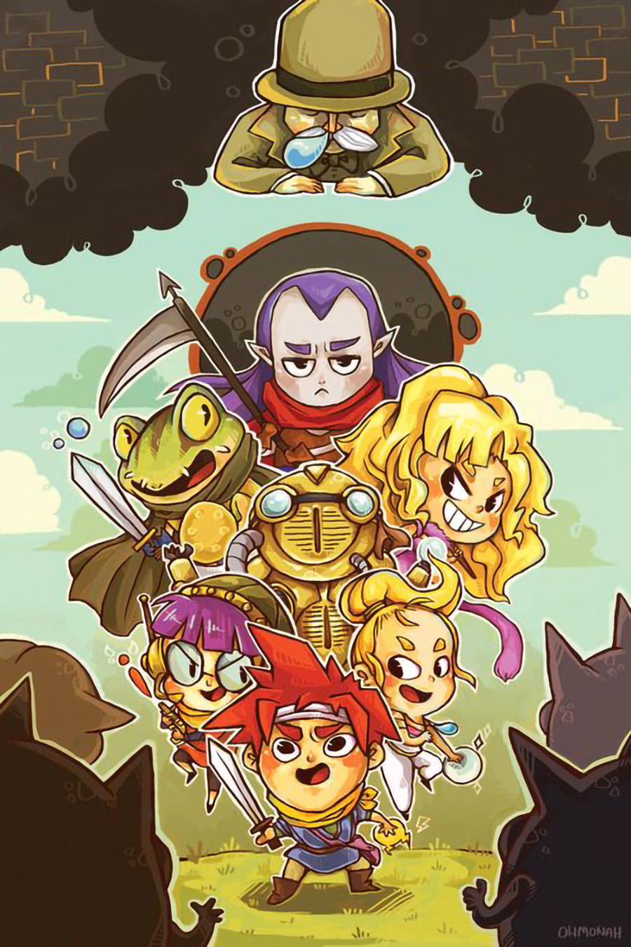fantasyanime:  Love this Chrono Trigger fan art 😁Art 1 source  Art 2 source 