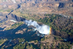 suiyobi:  Helicopter flight above the Victoria Falls - Zimbabwe  