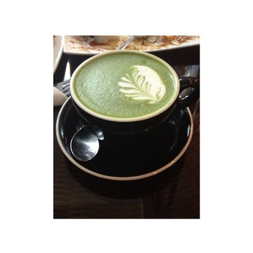 And my cravings have been satisfied. Thankyou vlounge!  #instafood #cheatday #yum #greentealatte #yes