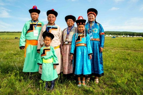 The Buryats a Mongolic people one of the two largest indigenous groups in Siberia. Majority of the B