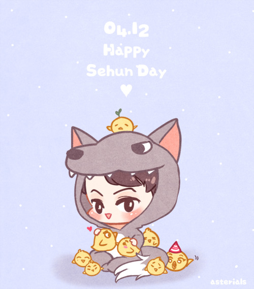 asterials: Happy birthday to my son the adorable talented sweetheart Oh Sehun ♥ #HappySehunDa
