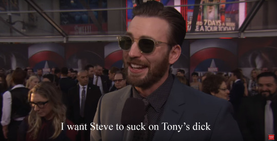 ironmess:  groovycrusadeperson: ironmess:  the russo brothers: so chris do you have any suggestions for your character? chris evans: yeah he’s depressed  the russo brothers: oh okay, what else?  chris evans: because he misses tony    the russo brothers: