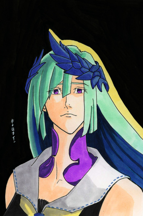 Request: Paper Test feat. Brynhildr + SigurdBrynhildr: Copic 70lb marker paperSigurd: Deleter 135kg 