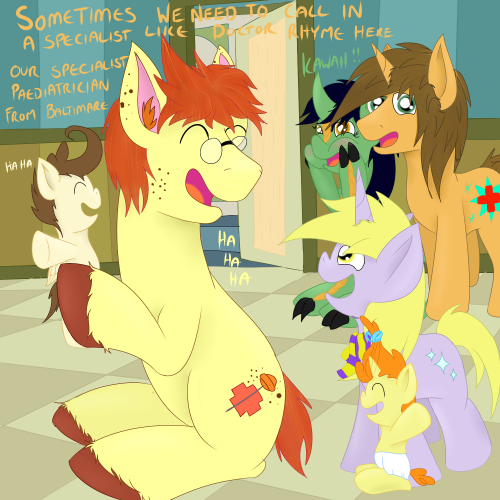 ask-djose:  I hope you enjoyed the tour, please pop by if you ever need assistance. (Featuring these amazing peoples and characters Kappa the Kirin Kodiak the Herbalist Dr Nursery Rhyme Dinky (from Derpy and Daughters) King Sombra  Earth Air and Magic