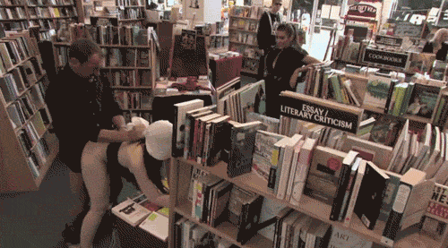 watchingyouwatchingporn:  .   By the God that made Beyonce, where is this book store?