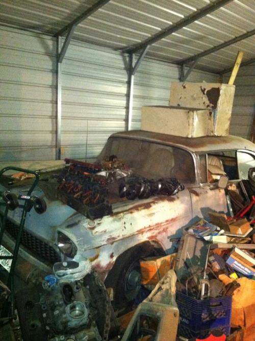 my 55 belair 2 door hard top