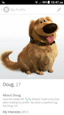 notthedisneyyourelookingfor:  Dug’s Special